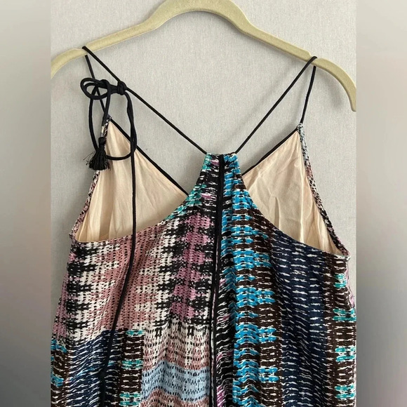 Akemi + Kin Anthropologie Riviera Tasseled Midi Cotton Dress Sz S - Picture 6 of 13